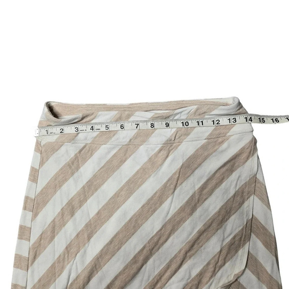 Athleta Striped Ribbon Midi Wrap Skirt - Picture 4 of 6